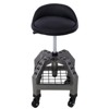 Rolling Shop Stool for Garage with Casters,360!a Swivel Heavy Duty Rolling Mechanics Stool with Tool Tray &300 Lbs Capacity,Padded Mechanic Stool - 3 of 4