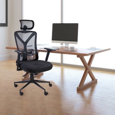 ErgoFlex High-Back Black Mesh Adjustable Task Chair