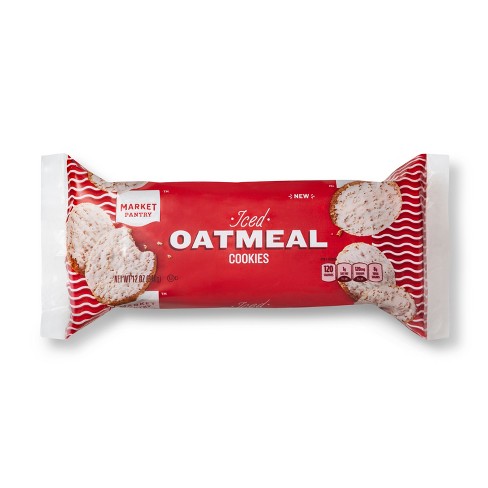 Iced Oatmeal Cookies 12oz Market Pantry Target