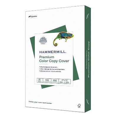 Hammermill Copier Digital Cover Stock 60 lbs. 17 x 11 Photo White 250 Sheets 122556