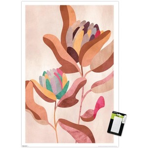 Trends International Reinders: Flowers - Earth Flowers in Floral Terra Unframed Wall Poster Print White Mounts Bundle 22.375" x 34" - 1 of 4
