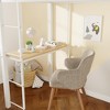 Whisen Twin Size Metal Loft Bed with Built-in Wardrobe, Desk and Shelves - 4 of 4