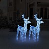 vidaXL Christmas Reindeer Set of 2 Blue Acrylic Medium - 2 of 4