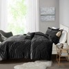Sapphtopaz 3-Piece Blush Crushed Velvet Comforter Set, Diamond Quilted Twin/Twin XL Quilt Set with Shams & Decorative Pillow - 2 of 4