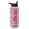 NFL New England Patriots Acrylic Water Bottle with UV Graphics - 34oz - 3 of 4