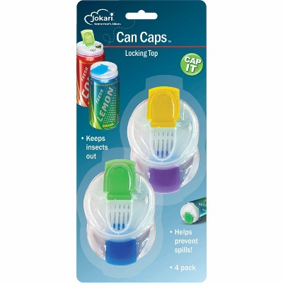 Jokari Can Caps 4Pk - Multicolored