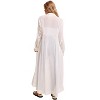 Women's Long Button Down Shirt Maxi Dress - Listicle - 3 of 3