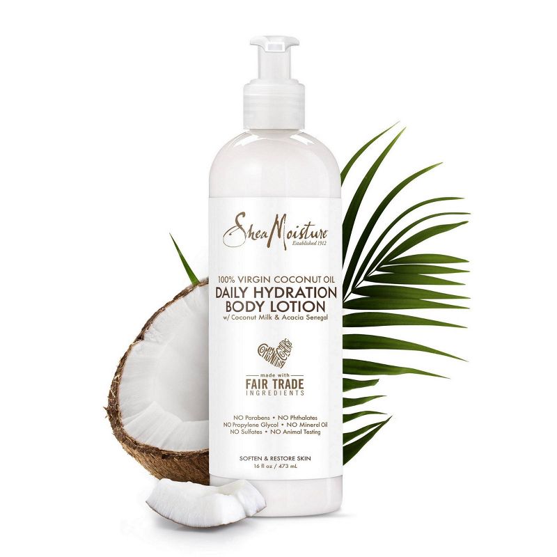 SheaMoisture 100% Virgin Coconut Oil Daily Hydration Body Lotion, 4 of 19