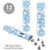 Big Dot of Happiness Blue Daisy Flowers - No Snap Floral Party Table Favors - DIY Cracker Boxes - Set of 12 - 3 of 4