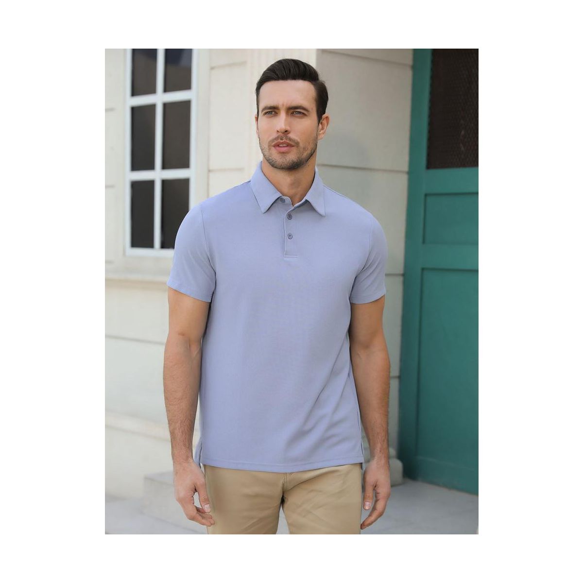 Polo Shirts for Men Short Sleeve Casual Business Sports Tennis Golf Shirts