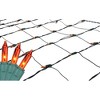 Northlight 150ct Mini Net Lights Orange - 4' x 6' Green Wire - 2 of 4