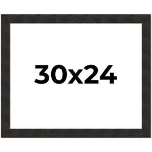 PosterPalooza | Contemporary Black Picture Frame - UV Acrylic, Backing Board, Hanging Hardware Included - 1 of 4