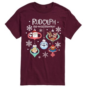 Men's - Rudolph - Rudolph Ornaments Short Sleeve Graphic T-Shirt - 1 of 4