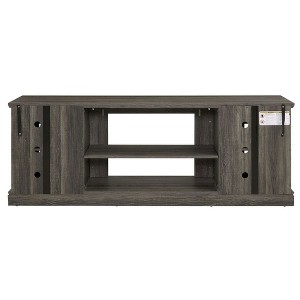 Resenkos 70-Inch Modern TV Stand, 2-Door Faux Stone Media Console & Entertainment Center for Living Room, - 1 of 4