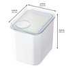 iDesign Medium Canister with Removable Pour Cap - Set of 4 - White - 4 of 4