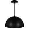 CWI Lighting Modest 1 Light Down Pendant With Black Finish - 3 of 4