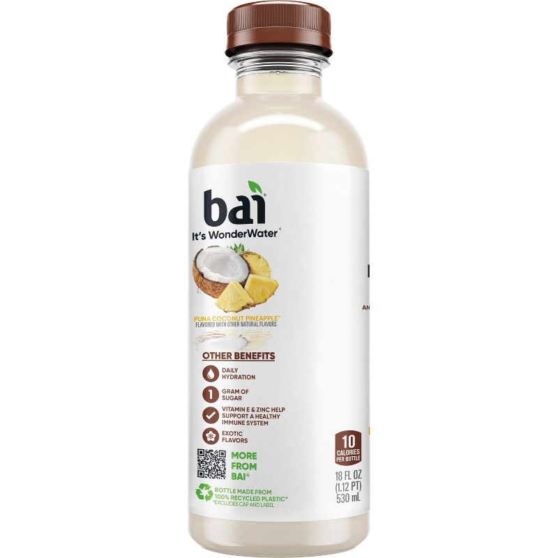 Bai Puna Coconut Pineapple Antioxidant Water - 18 fl oz Bottle, 5 of 8