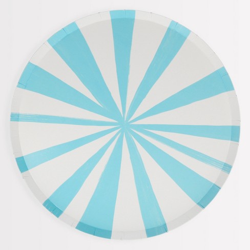 Meri Meri Blue Stripe Dinner Plates (Pack of 8) - image 1 of 2