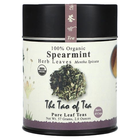 The Tao Of Tea 100% Organic Herb Leaves, Spearmint, 2 Oz (57 G 