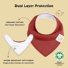 8pk Organic Baby Bandana Bibs, Baby Drool Bibs for Baby Boy, Girl, Baby Bibs for Infant, Newborn - 2 of 4