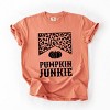 Simply Sage Market Leopard Pumpkin Junkie Garment Dyed Tee - S - Terracotta - 3 of 4