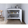 LunaLulinlk Utility Sink Cabinet, Kitchen, White - 2 of 4