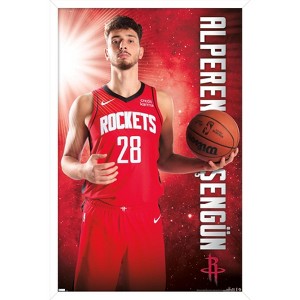 Trends International NBA Houston Rockets - Alperen Sengün 23 Framed Wall Poster Prints - 1 of 4