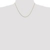 Black Bow Jewelry 0.8mm 14k Yellow Gold Solid Box Chain Lobster Clasp Necklace - 2 of 4