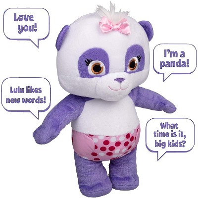 Word Party Snap Toys Talking Plush Stuffed Animal Toy - Lulu 12"