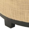 Chelsea Round Tray Ottoman - HUD8232 - Safavieh Couture - 3 of 4