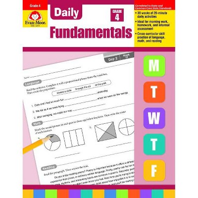 Daily Fundamentals, Grade 4 - by  Evan-Moor Educational Publishers (Paperback)