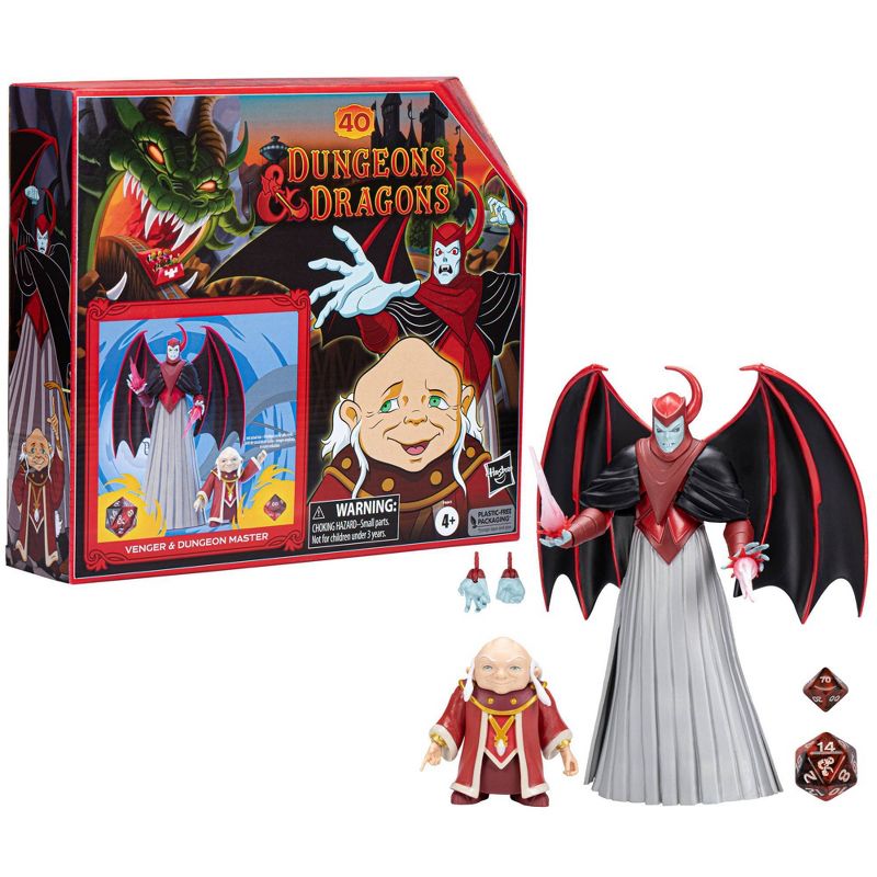 Dungeons &#38; Dragons Cartoon Classics Scale Dungeon Master &#38; Venger Action Figures 2pk (Target Exclusive), 4 of 17