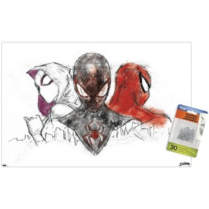 Trends International Marvel Comics Spider-Man - Gallery Edition Sketch Unframed Wall Poster Prints - 1 of 4