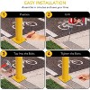 Coucheta Safety Bollard, Metal Safety Bollard Post, 4.5 Inch Diameter Steel Safety Bollard for Driveway Barrier, Parking Pole,Traffic Control - 4 of 4