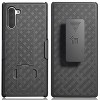 Nakedcellphone Case with Stand and Belt Clip Holster for Samsung Galaxy Note 10 - Black - 2 of 4