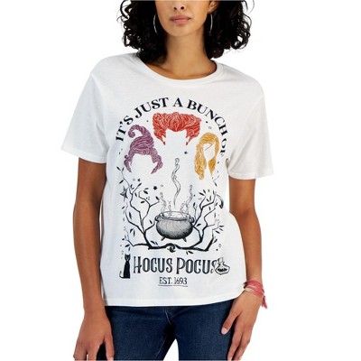 Hybrid Womens It's Just A Bunch Graphic T-Shirt, White, X-Small