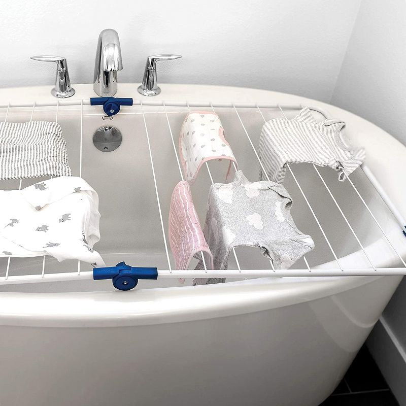Better Houseware Bath Tub Drying Rack, White, 4 of 7