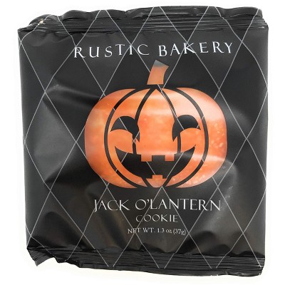 Rustic Bakery Cookies Jack O Lantern Cookie Pumpkin - Pack of 24 - 1.4 oz