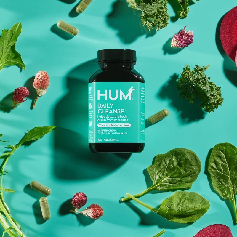 HUM Nutrition Daily Cleanse for Skin &#38; Body Detox Vegan Capsules - 60ct, 3 of 10