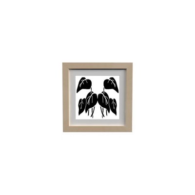 13" x 13" Sad Leaf Wall Art Brown - PTM Images