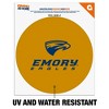 Emory University Secondary Logo Automotive Car Window Locker Circle Bumper Sticker - 2 of 4