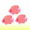 Unique Bargains Fish Tank Shocking Plastic Floating Fishes Decoration Pink 3 Pcs - 2 of 3