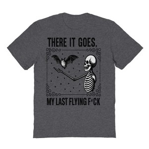 Rerun Island Men There It Goes My Last Flying Fck Short Sleeve Graphic Cotton T-Shirt - 1 of 4