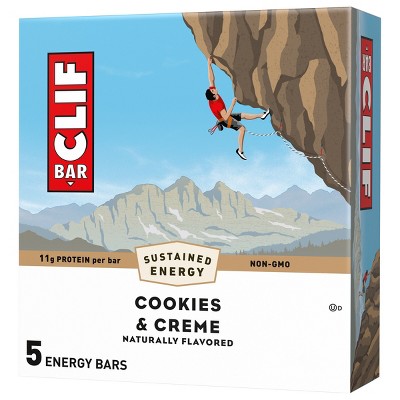 CLIF Bar Cookies & Crème Energy Snack Bars - 12oz/5ct