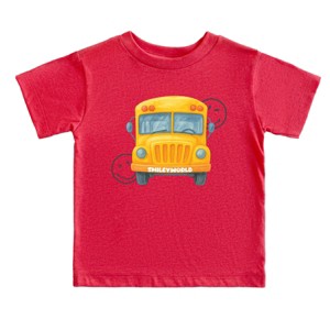 The Juniper Shop SmileyWorld Watercolor Bus Toddler Short Sleeve Tee - 1 of 4