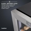 Ivation Premium 8 Bottle Horizontal Thermoelectric Wine Cooler, Freestanding Wine Fridge - 4 of 4