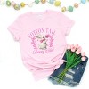 Cotton Tail Bunny Club Bubblegum - Women's Short Sleeve Graphic T-Shirt - 2 of 4
