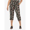ellos Women's Plus Size Tie-Front Capri - 4 of 4