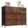 RISOKEYS Dresser for Bedroom with Fabric Drawers,TV Stand,Storage Cabinet,with Metal Frame and Wooden Top for Clothing, Closet,Guest Room, - 4 of 4