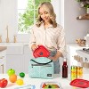 OPUX Lunch Box Women, Insulated Bag Girls School Kids Teen, Cute Small Soft Cooler Tote Adult Work Office, Reusable Medium Purse Pail - 4 of 4